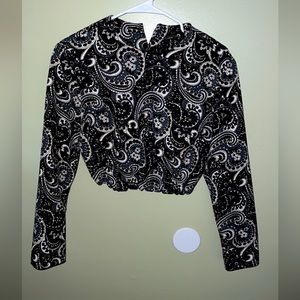 Vintage set - top and matching scarf